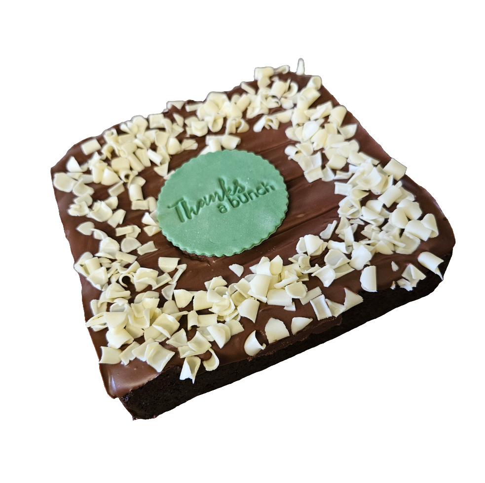 Brownie slab, Thank you gift, Teacher gift, Postal treat